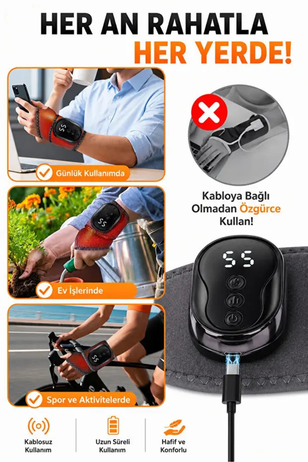 Viyora® Isıtmalı Ve Titreşimli Kas Ve Damar Rahatlatıcı Cihaz